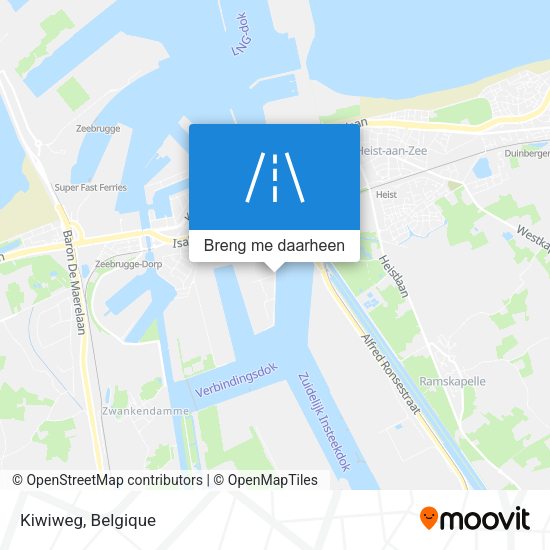 Kiwiweg kaart