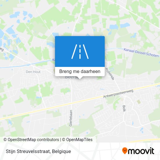 Stijn Streuvelsstraat kaart