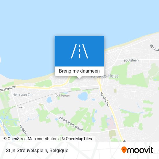 Stijn Streuvelsplein kaart