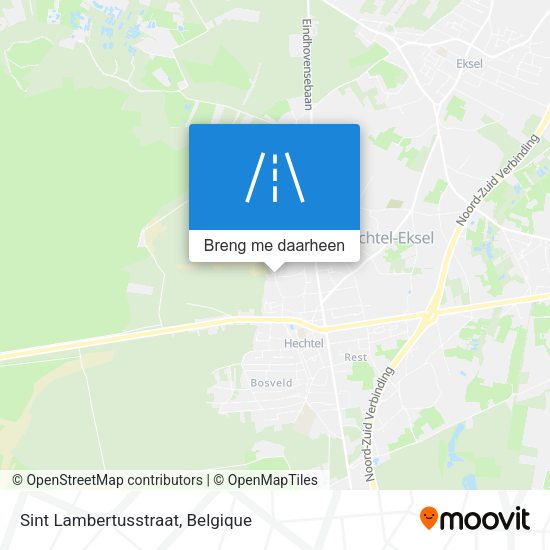 Sint Lambertusstraat kaart