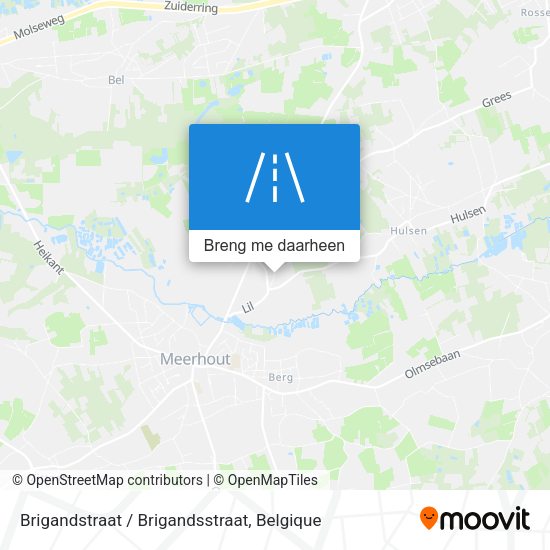 Brigandstraat / Brigandsstraat kaart