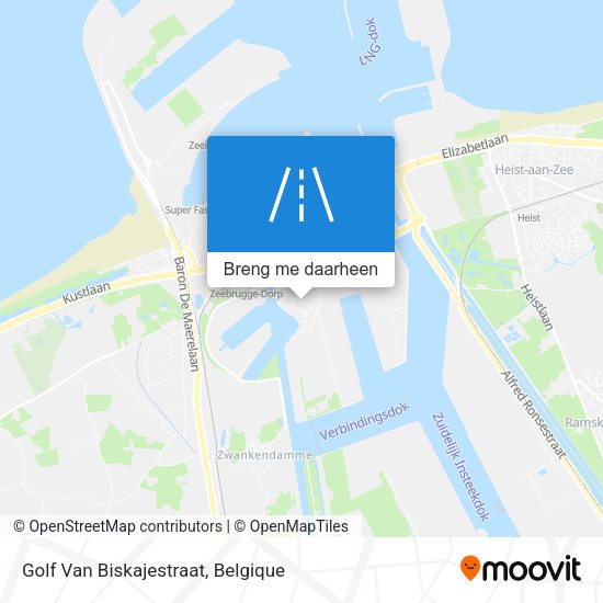 Golf Van Biskajestraat kaart