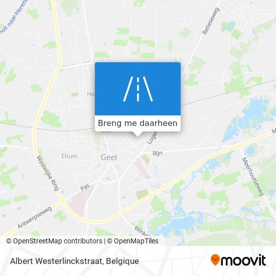 Albert Westerlinckstraat kaart