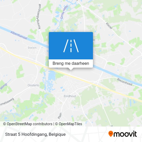 Straat 5 Hoofdingang kaart