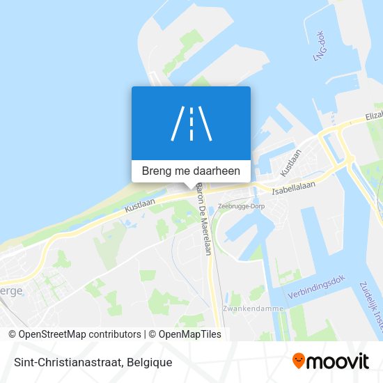 Sint-Christianastraat kaart