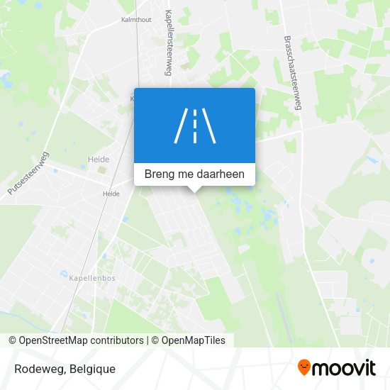 Rodeweg kaart