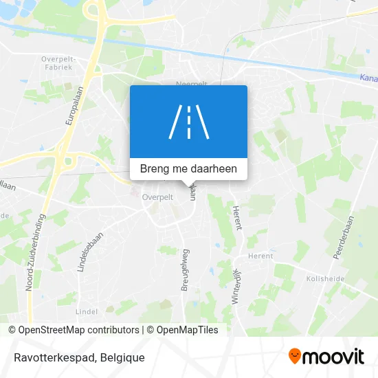 Ravotterkespad kaart