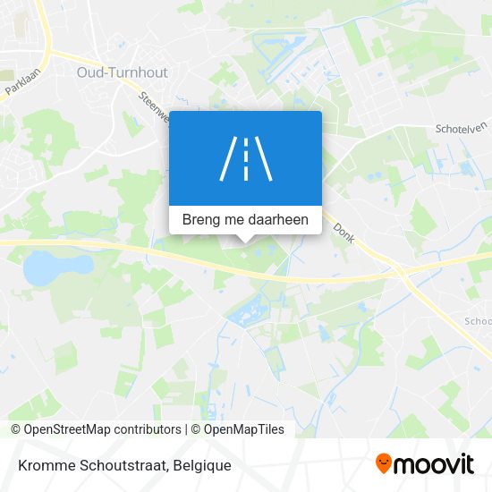 Kromme Schoutstraat kaart