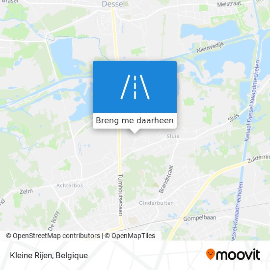 Kleine Rijen kaart