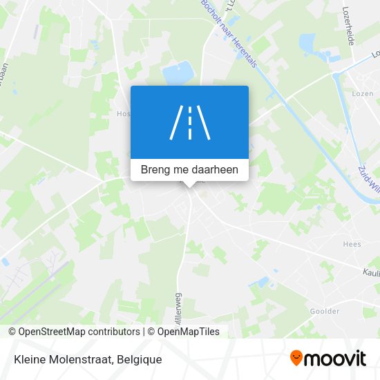 Kleine Molenstraat kaart