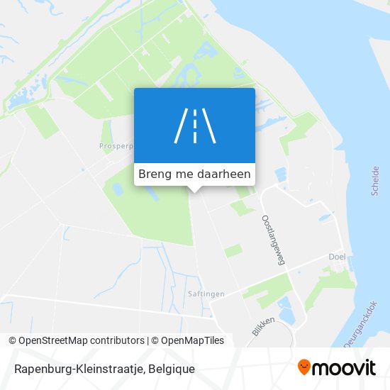 Rapenburg-Kleinstraatje kaart