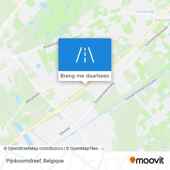 Pijnboomdreef kaart