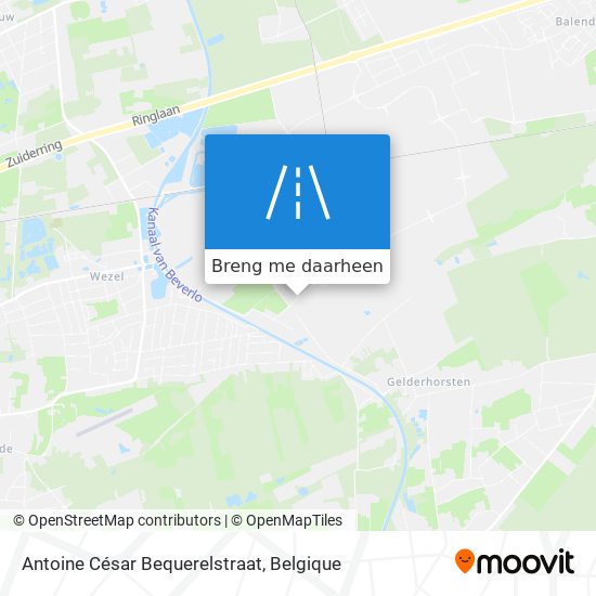 Antoine César Bequerelstraat kaart