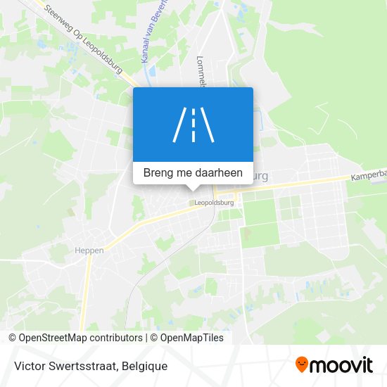 Victor Swertsstraat kaart