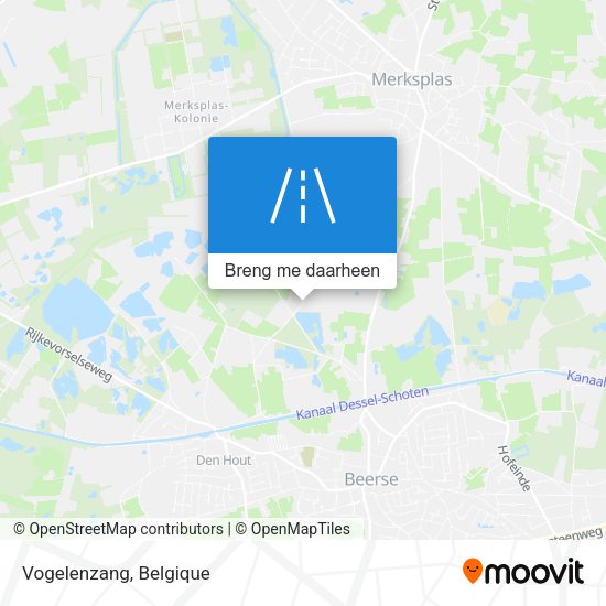 Vogelenzang kaart