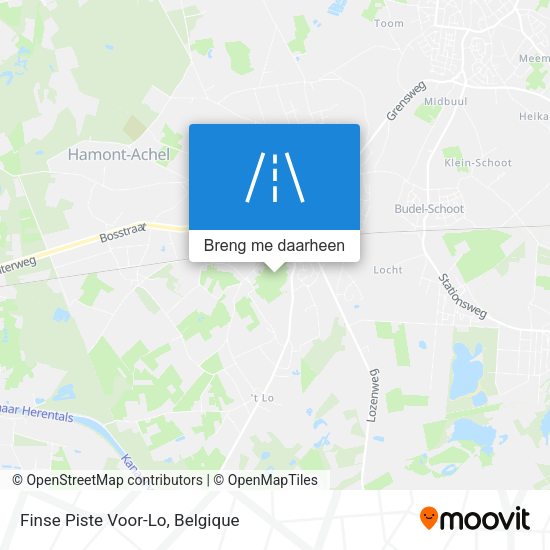 Finse Piste Voor-Lo kaart