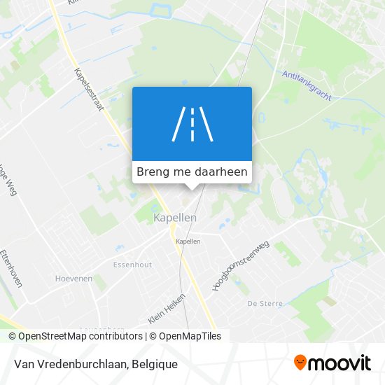 Van Vredenburchlaan kaart