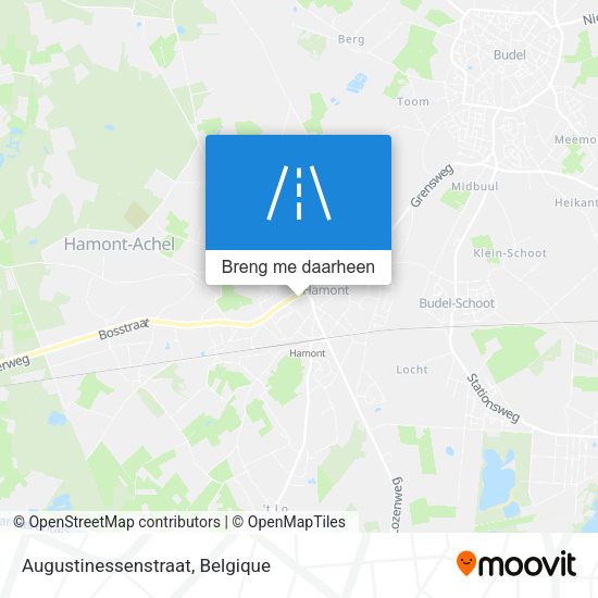 Augustinessenstraat kaart