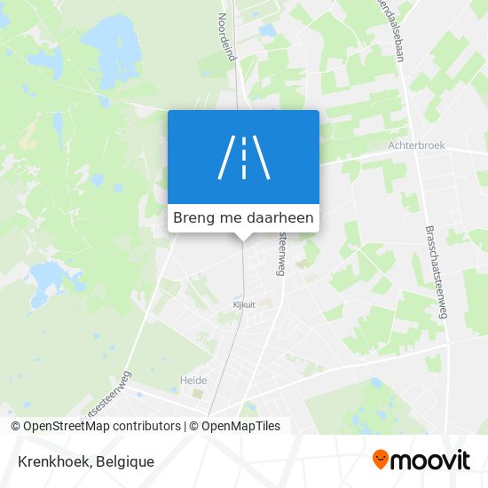 Krenkhoek kaart