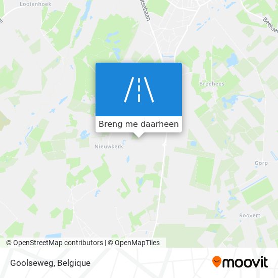 Goolseweg kaart