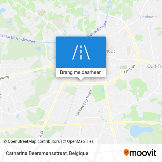 Catharina Beersmansstraat kaart