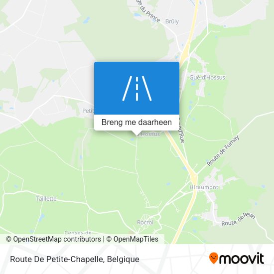 Route De Petite-Chapelle kaart