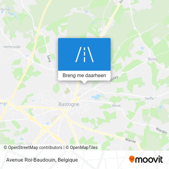 Avenue Roi-Baudouin kaart