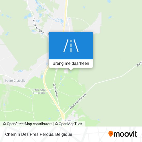 Chemin Des Prés Perdus kaart