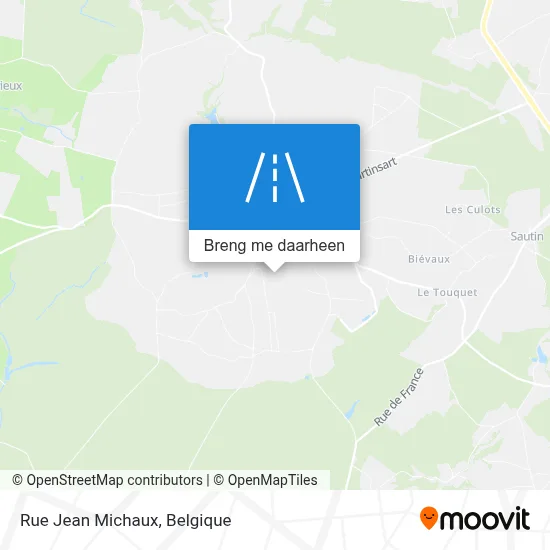 Rue Jean Michaux kaart