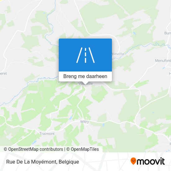 Rue De La Moyémont kaart