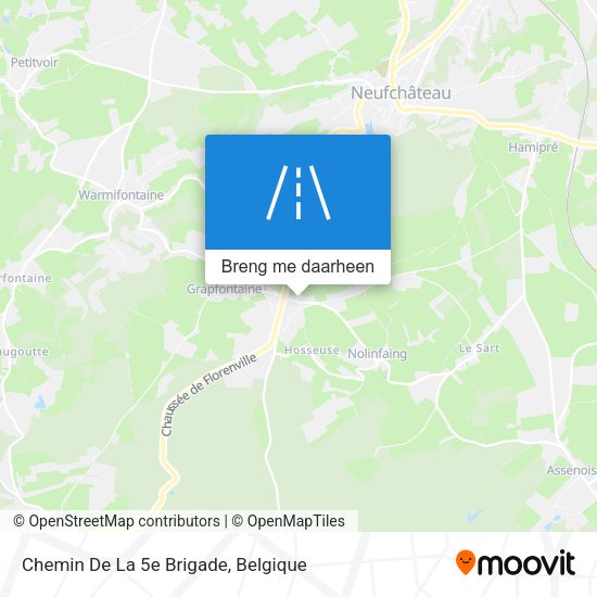 Chemin De La 5e Brigade kaart