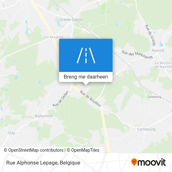 Rue Alphonse Lepage kaart