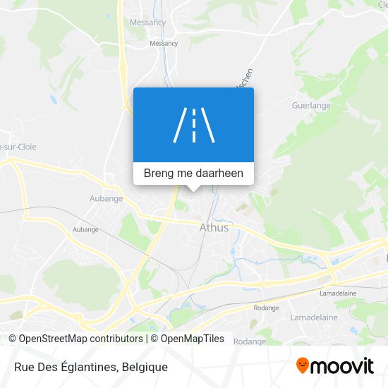 Rue Des Églantines kaart