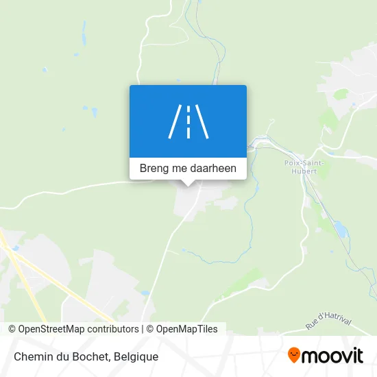 Chemin du Bochet kaart