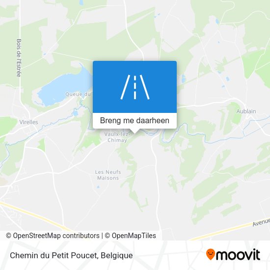 Chemin du Petit Poucet kaart
