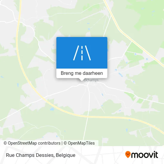 Rue Champs Dessies kaart