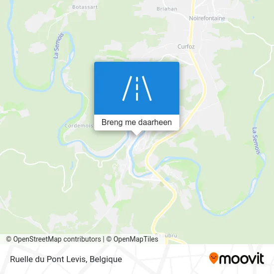 Ruelle du Pont Levis kaart