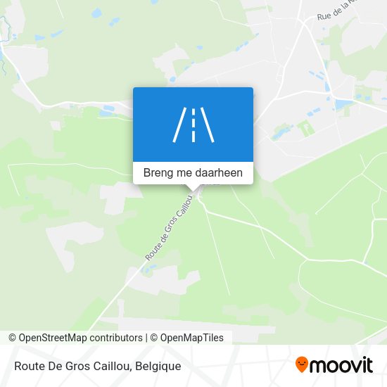 Route De Gros Caillou kaart
