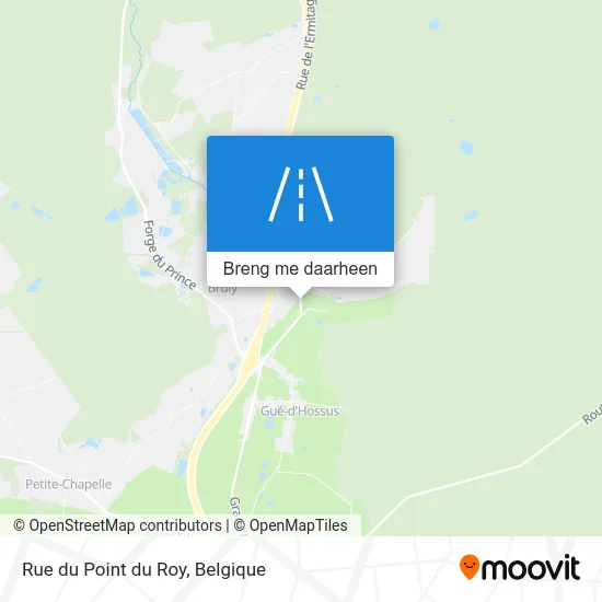 Rue du Point du Roy kaart