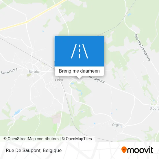 Rue De Saupont kaart