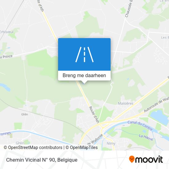 Chemin Vicinal N° 90 kaart