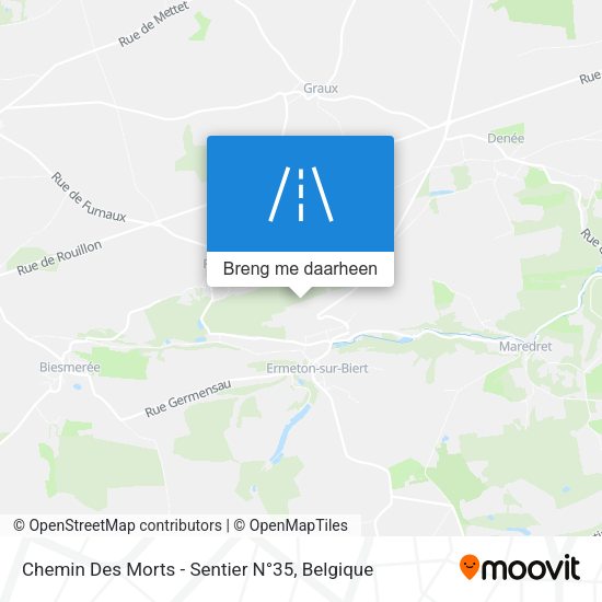 Chemin Des Morts - Sentier N°35 kaart