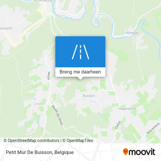 Petit Mur De Buisson kaart