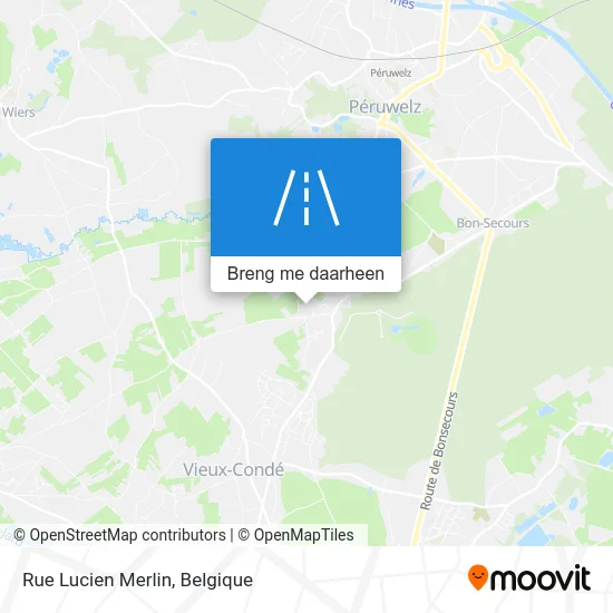 Rue Lucien Merlin kaart