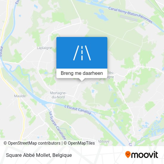 Square Abbé Mollet kaart