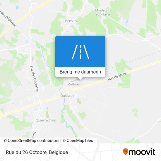 Rue du 26 Octobre kaart