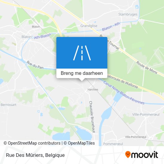 Rue Des Mûriers kaart