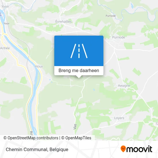 Chemin Communal kaart