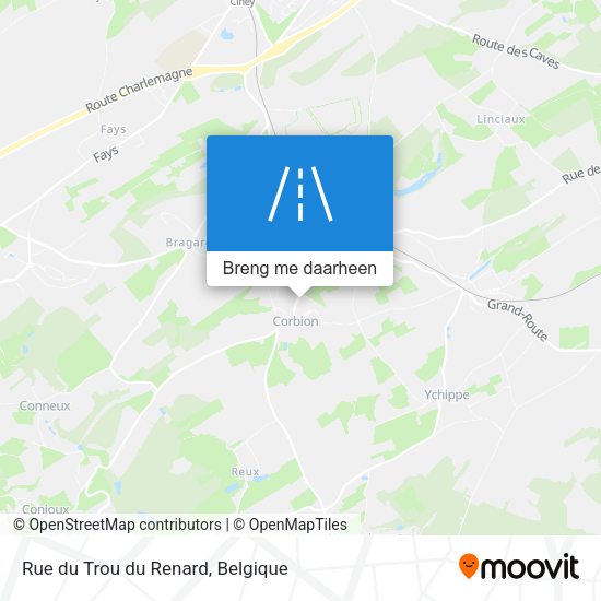 Rue du Trou du Renard kaart