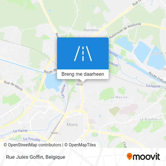 Rue Jules Goffin kaart